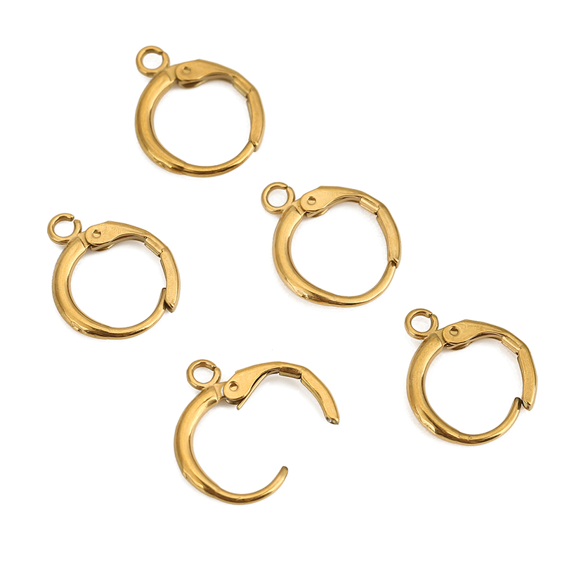 10pcs 12mm Hypoallergenic Earr - đánh giá và giá Jewelry Making Metal