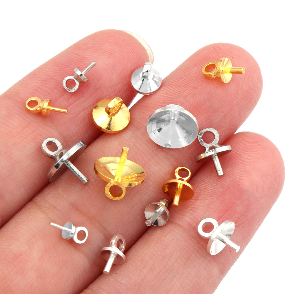 20-100pcs Brass Half hole Char - đánh giá và giá Jewelry Making Bead