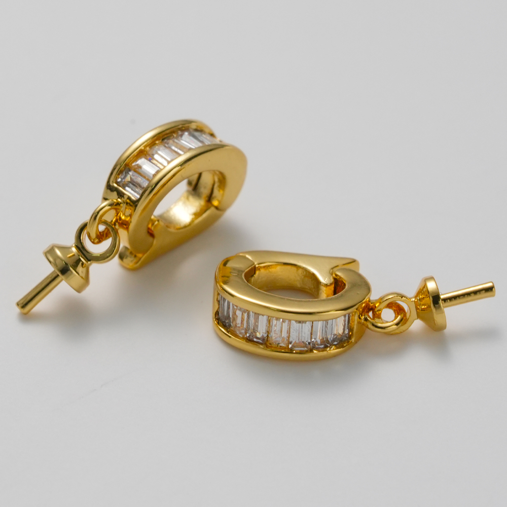 2pcs 18K Gold Plated Brass Eye - đánh giá và giá Jewelry Making Bead