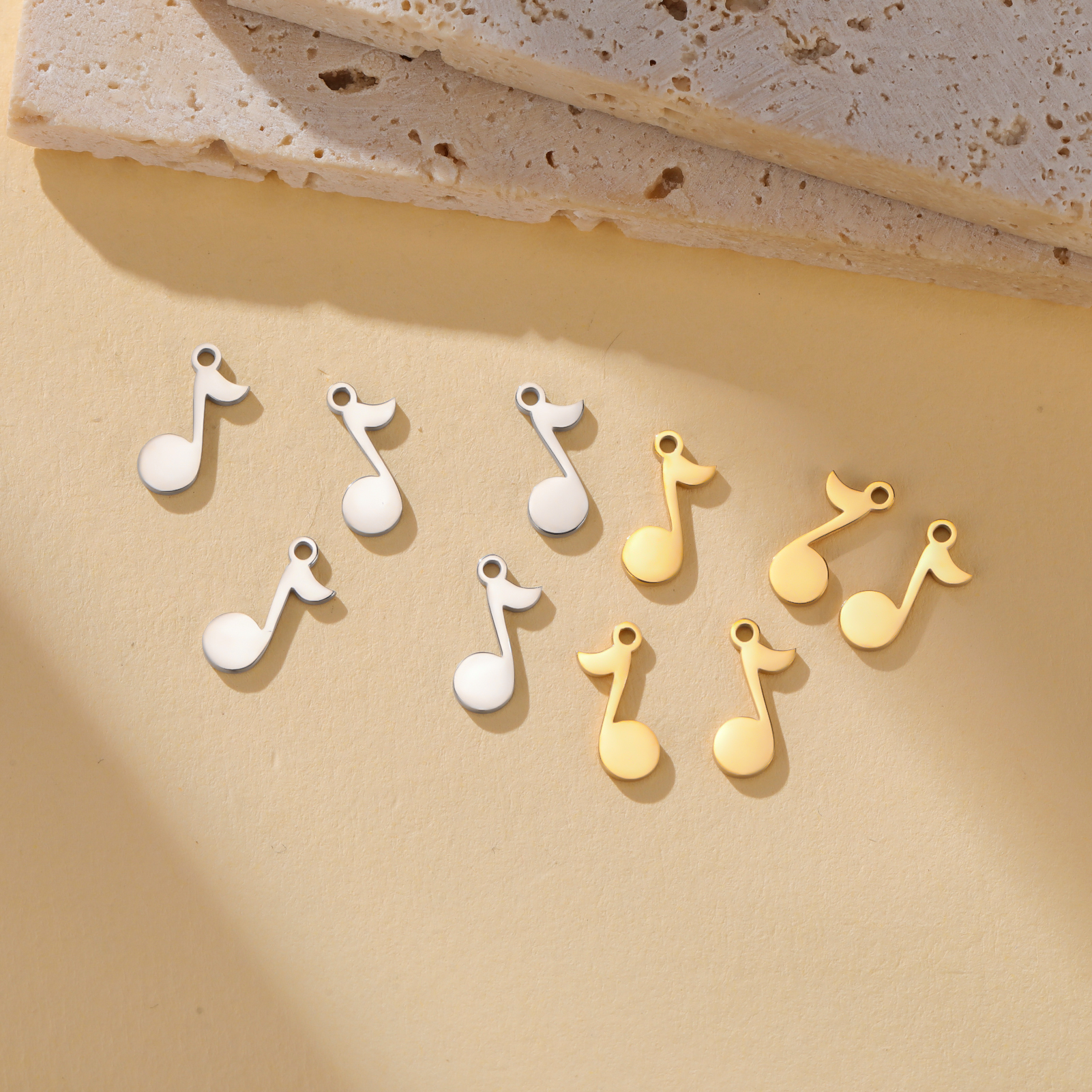 EUEAVAN 5pcs Music Note Stainl - đánh giá và giá Jewelry Making Notes