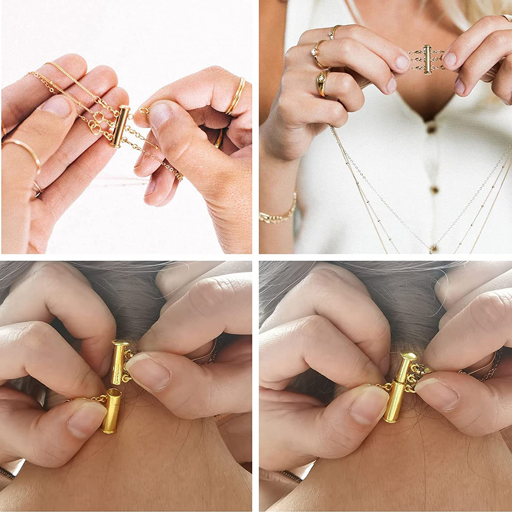 2pcs Multi Strand Necklace Lay - đánh giá và giá Jewelry Making Metal