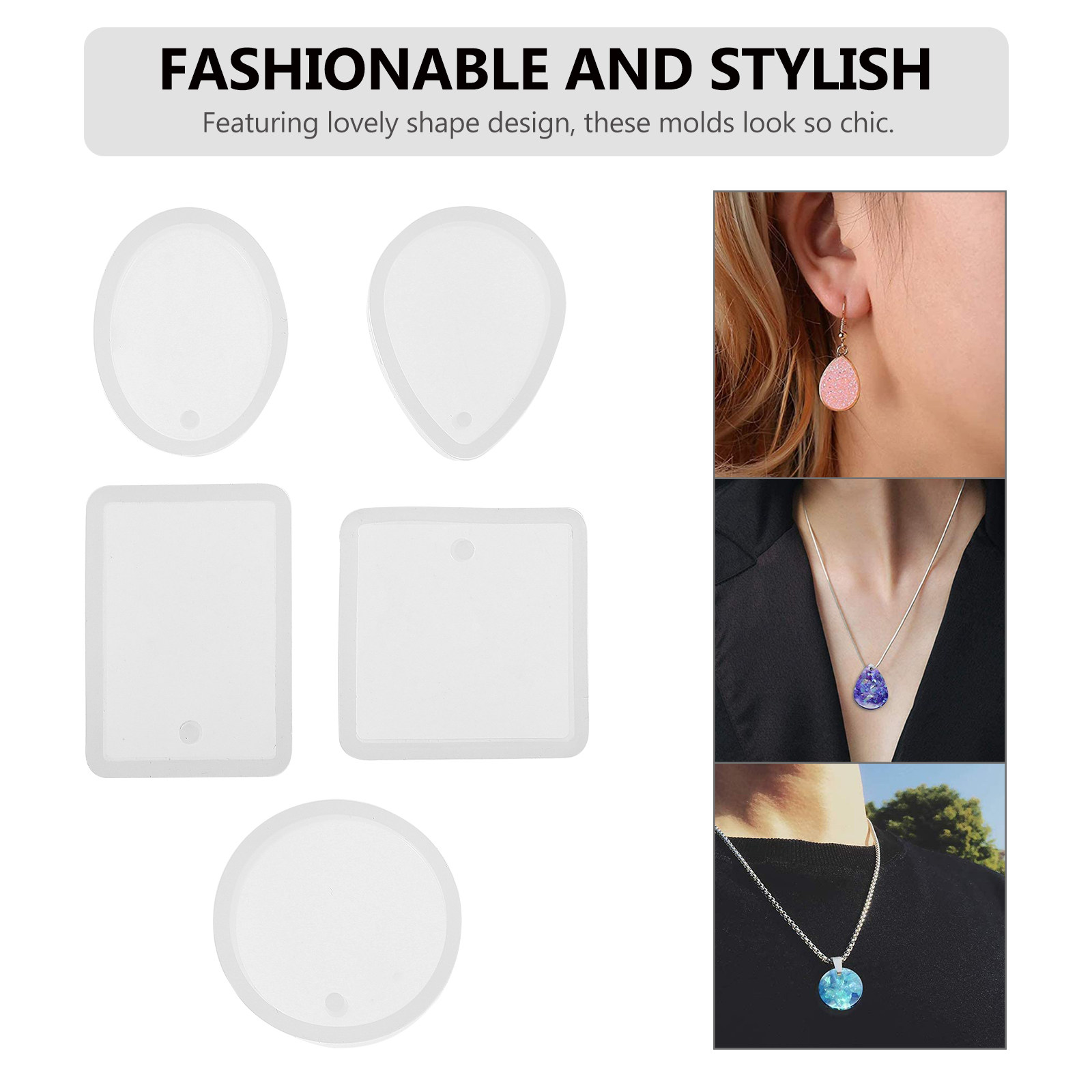10pcs Diy Keychain Pendant Cha - đánh giá và giá Resin Mold Jewelry