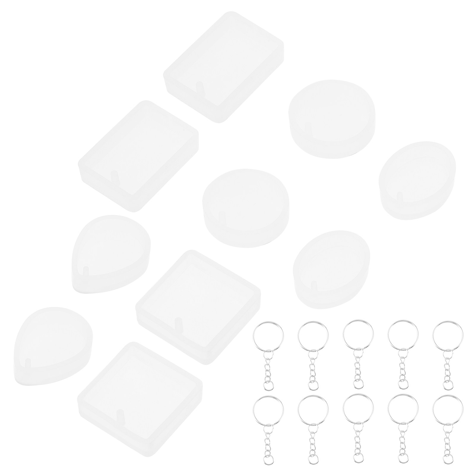 10pcs Diy Keychain Pendant Cha - đánh giá và giá Resin Mold Jewelry