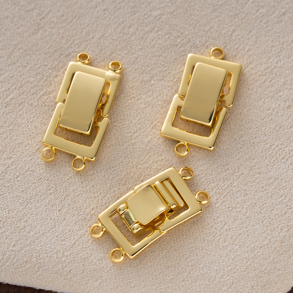 2pcs 14K Gold Plated Layered C - đánh giá và giá Jewelry Making Metal