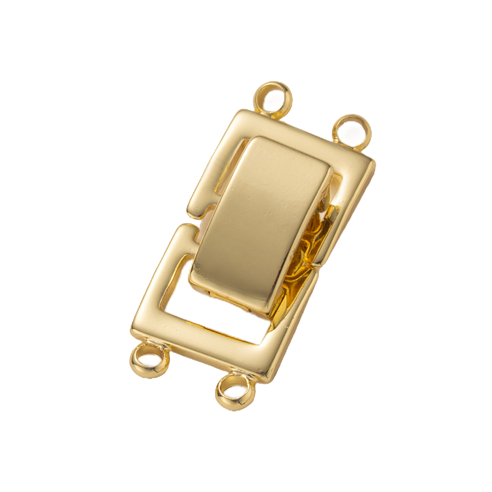 2pcs 14K Gold Plated Layered C - đánh giá và giá Jewelry Making Metal