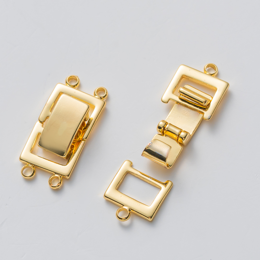 2pcs 14K Gold Plated Layered C - đánh giá và giá Jewelry Making Metal