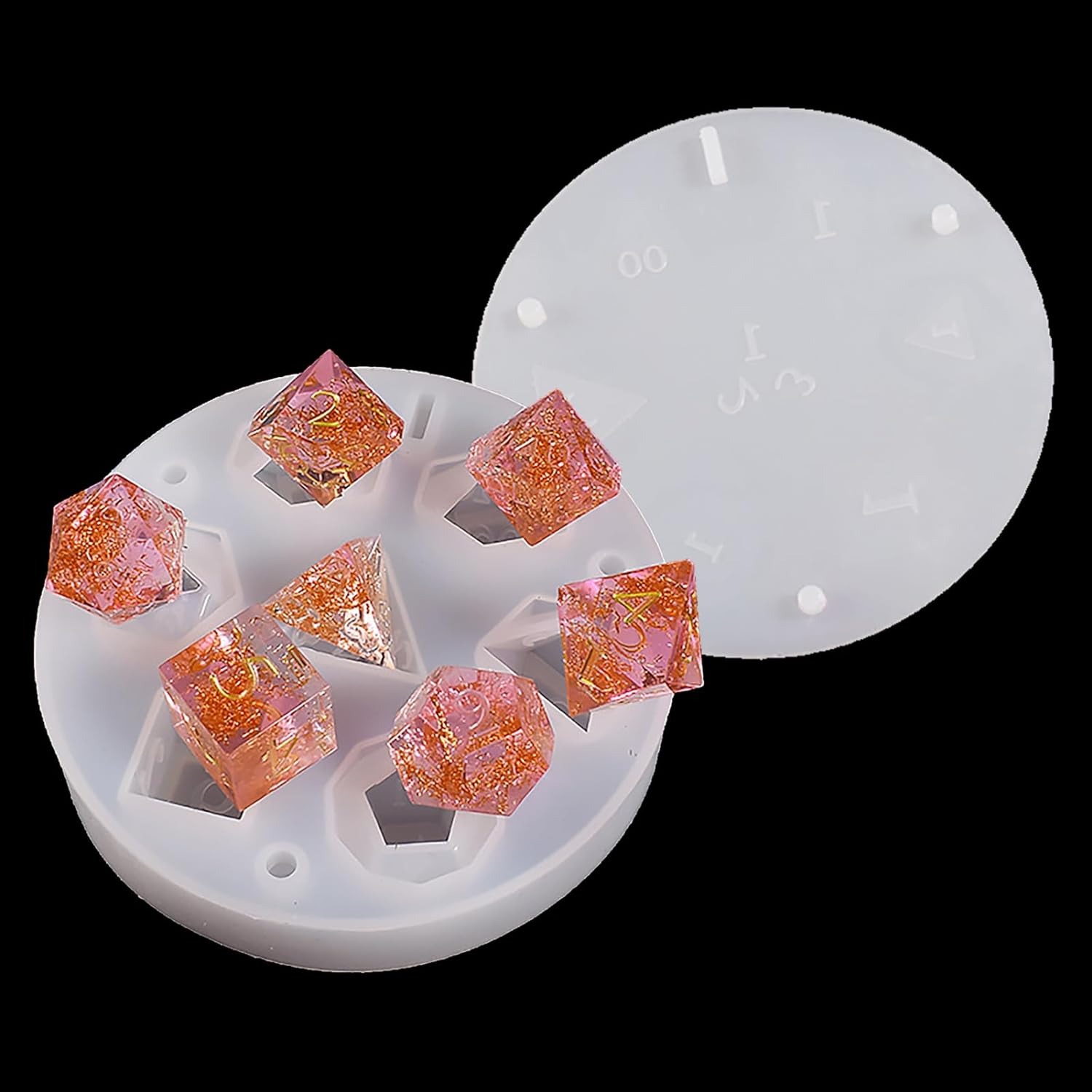 DIY 7-Cavity Dice Molds - Shar - đánh giá và giá Making Custom Jewelry