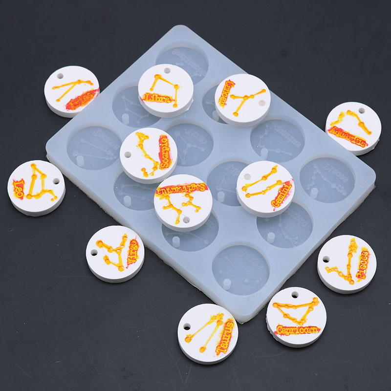12 Holes Constellation Pendant - đánh giá và giá Resin Mold Jewelry
