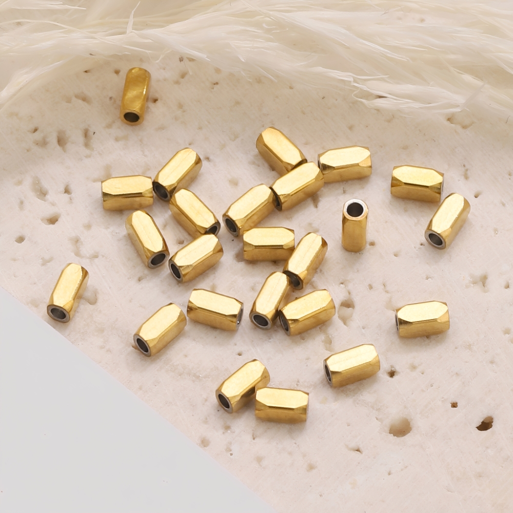 20pcs 18K Gold Stainless Steel - đánh giá và giá Jewelry Making Supplies Wholesale