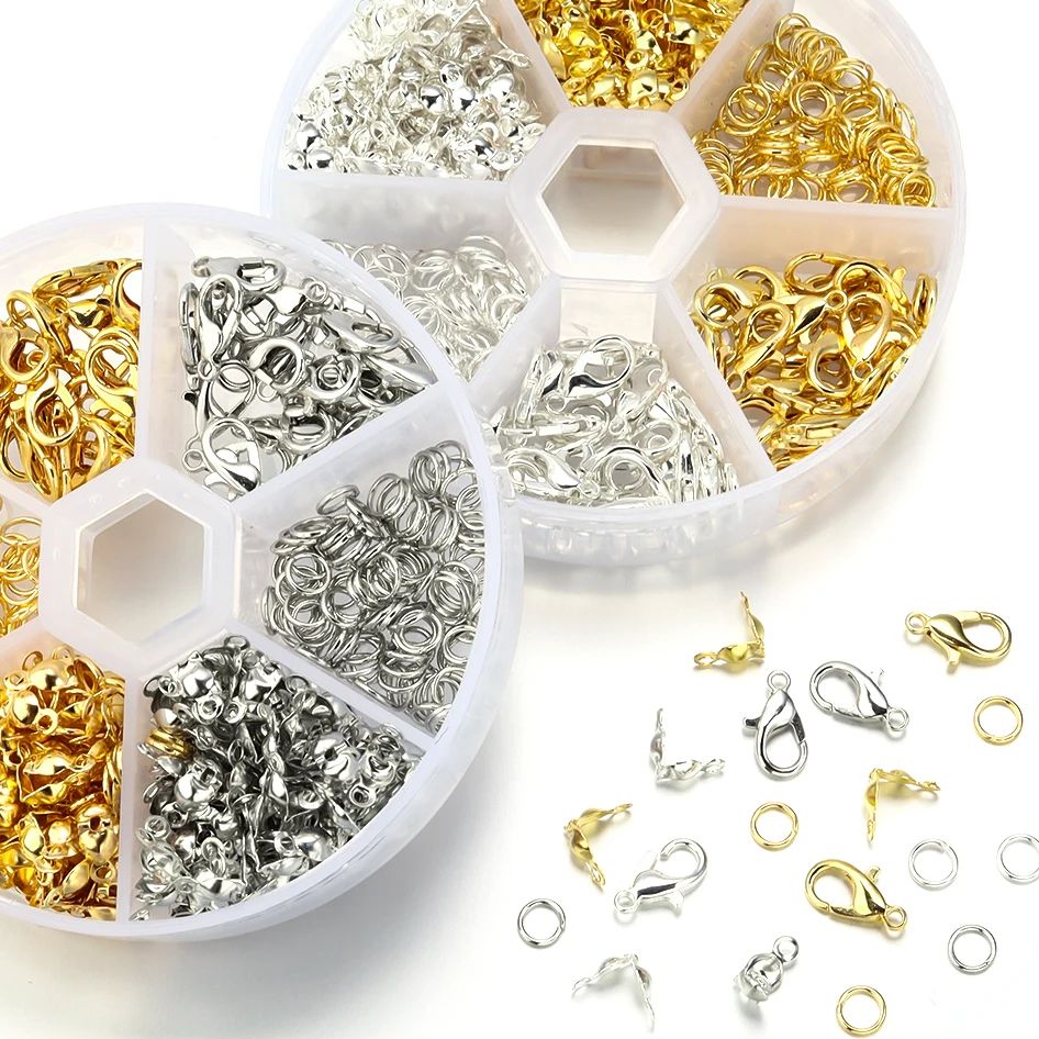 450pcs/box 2 Colors Lobster Cl - đánh giá và giá Jewelry Making Box