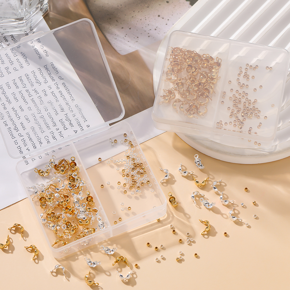 150pcs/Box 18K Gold Color Plat - đánh giá và giá Jewelry Making Box