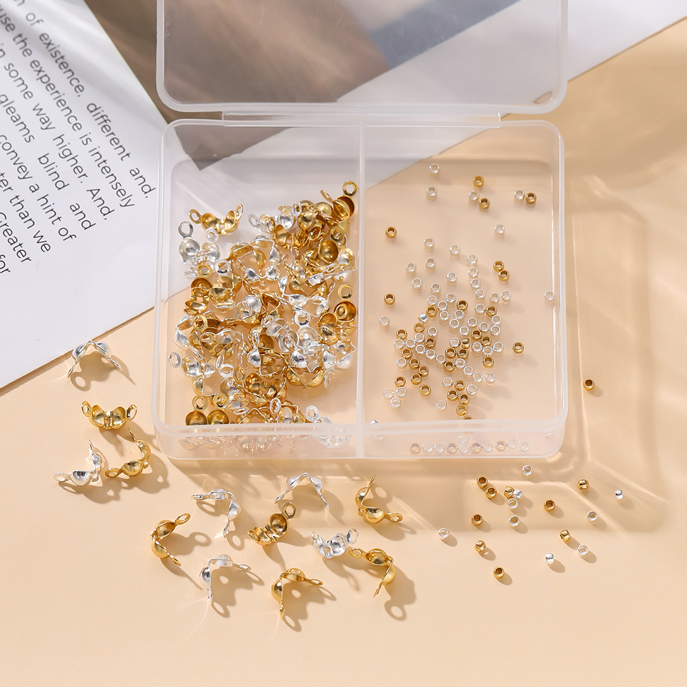 150pcs/Box 18K Gold Color Plat - đánh giá và giá Jewelry Making Box