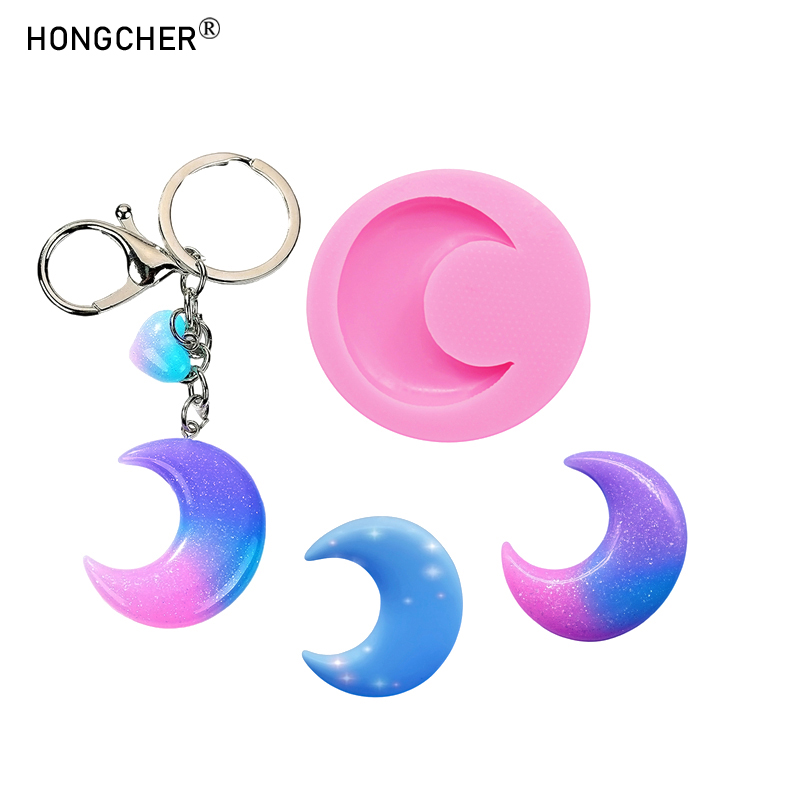 Crescent shape silicone mold h - đánh giá và giá Resin Mold Jewelry