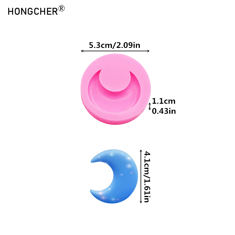 Crescent shape silicone mold h - đánh giá và giá Resin Mold Jewelry