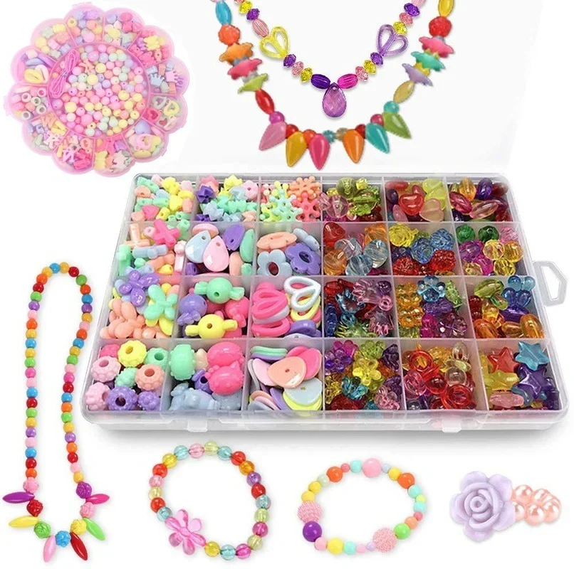 Girls DIY Bead Set Jewelry Mak - đánh giá và giá Jewelry Making For Kids